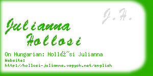 julianna hollosi business card